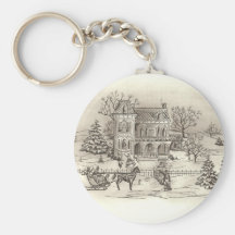 Vintage Countryside Keychain