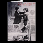 Vintage couple romance cards