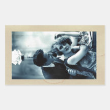 Vintage Couple Sticker