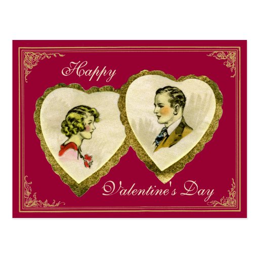 Vintage Couple Valentine's,Wedding,Anniversary PC Postcards