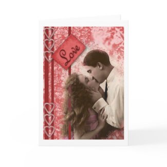Vintage Couples Love Card #10 card