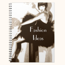 Vintage Cover Notebook - Customisable Text notebooks