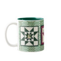 Vintage Coverlets and Quilts Mug by lkranieri Vintage Coverlets and Quilts Mug