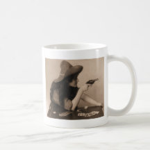 Vintage Cow Girl Coffee Mug