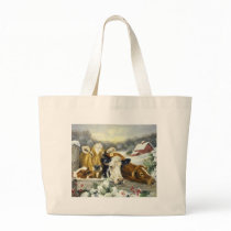 Vintage Cow Image bags