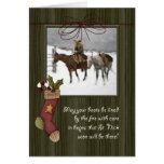 Vintage Cowboy Christmas by Frederic Remington Cards