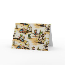 Vintage Cowboy Cowgirl Card by VintageCowboy Vintage Cowboy Cowgirl Card