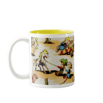 Vintage Cowboy Cowgirl Mug