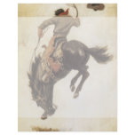 Vintage Cowboy on a Bucking Bronco Horse Full Color Flyer