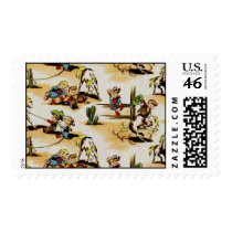 Vintage Cowboy Stamp