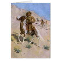 Vintage Cowboy, The Scout by Remington Card