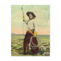 Vintage Cowboys 22 Postcard