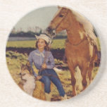 Vintage Cowgirl coasters