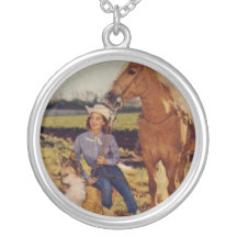 Vintage Cowgirl Necklace