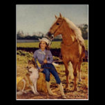 Vintage Cowgirl postcards