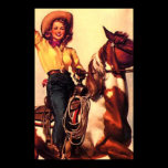 Vintage Cowgirl posters