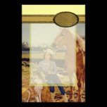 Vintage Cowgirl stationery