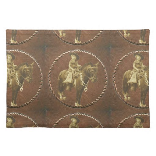 Vintage Western Placemats Vintage Western Place Mats