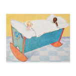 Vintage Cradle and Babies Post Cards