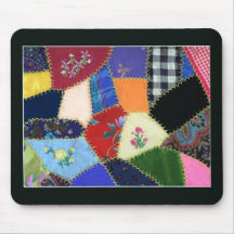 Vintage Crazy Quilt Mousepad