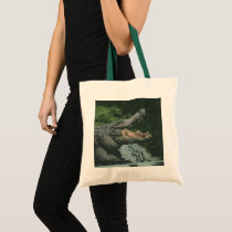 Vintage Crocodile Tote Bag