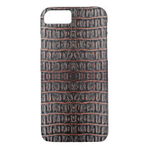 crocodile, skin, men&#39;s, vintage, funny, leather, cool, fashion, classy, iphone 6 case, rustic, animal, faux, old, embossed, alligator, original, iphone case, [[missing key: type_casemate_cas]] with custom graphic design
