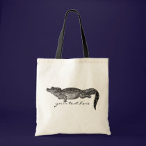 Vintage Crocodile Tote Bag bags