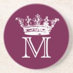 Vintage Crown Monogram Coasters