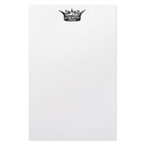 Vintage Crown Stationery