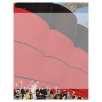 Vintage Cruise Ship Passengers Waving Goodbye Personalized Flyer
