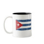 Vintage Cuba Flag Coffee Mugs