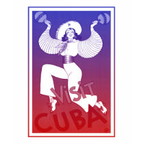 Vintage Cuban Dancer Tourism T-Shirt