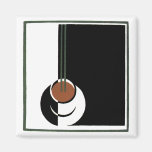 Vintage Cup of Coffee; Black and White Art Deco Magnet