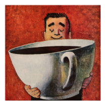 Vintage Cup of Coffee posters
