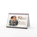 Vintage Cupid Valentines Day Card
