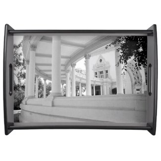 Vintage Curved Colonnade Serving Platter