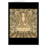 Vintage Custom Buddha Greeting Card