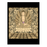 Vintage Custom Buddha Post Card