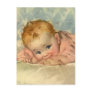 Vintage Cute Baby on a Blanket Post Cards