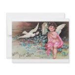 Vintage *Cute Cherab Angel* With Love Design Vintage *Cute Cherab Angel* With Love Design