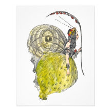 Vintage Cute Fantasy Butterfly Fairy with Wings Invitations