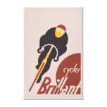 Vintage cycles Brillant ad Canvas Prints