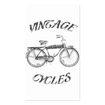 vintage, cycles, funny, retro, advertising, sports, street, urban, cute, cool, old school, business card, Business Card with custom graphic design
