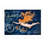 Vintage Cycles Gladiator Bicycles French Ad 1895 Post Card