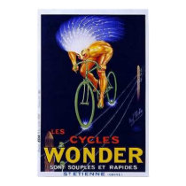 Vintage Cycles Wonder Ad posters by vintagegiftmall Vintage Cycles Wonder Ad posters
