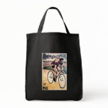 Vintage Cycling graphic bicycle Canvas Bag