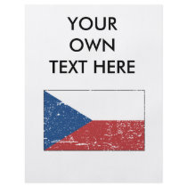 Vintage Czech Flag flyers by flagshirts Vintage Czech Flag flyers