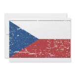 Vintage Czech Flag Invite