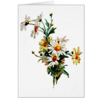 *Vintage Daisy* Flower Art Cards