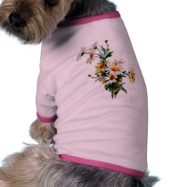 *Vintage Daisy* Flower Art pet clothing by ArtisticFootprints *Vintage Daisy* Flower Art pet clothing